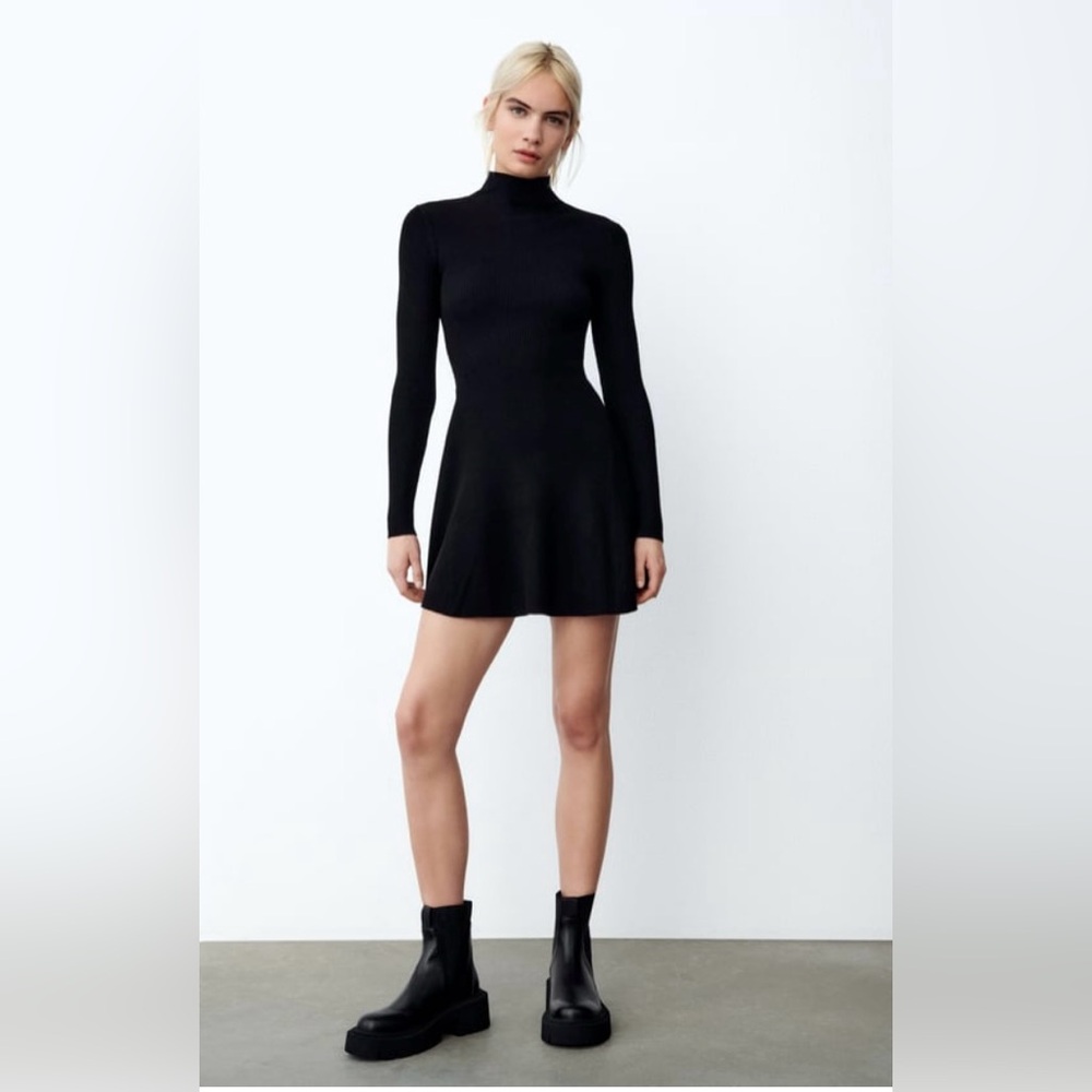 Zara Mock Knit Dress